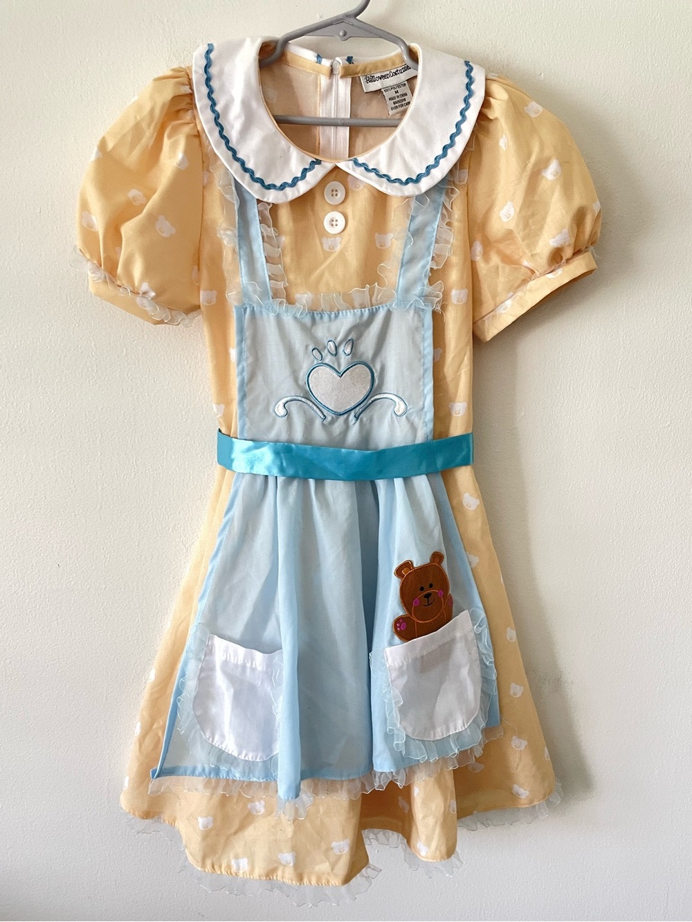 Porridge Girl Fairytale Dress Goldilocks Costume Kids Fancy Dress World Book Day